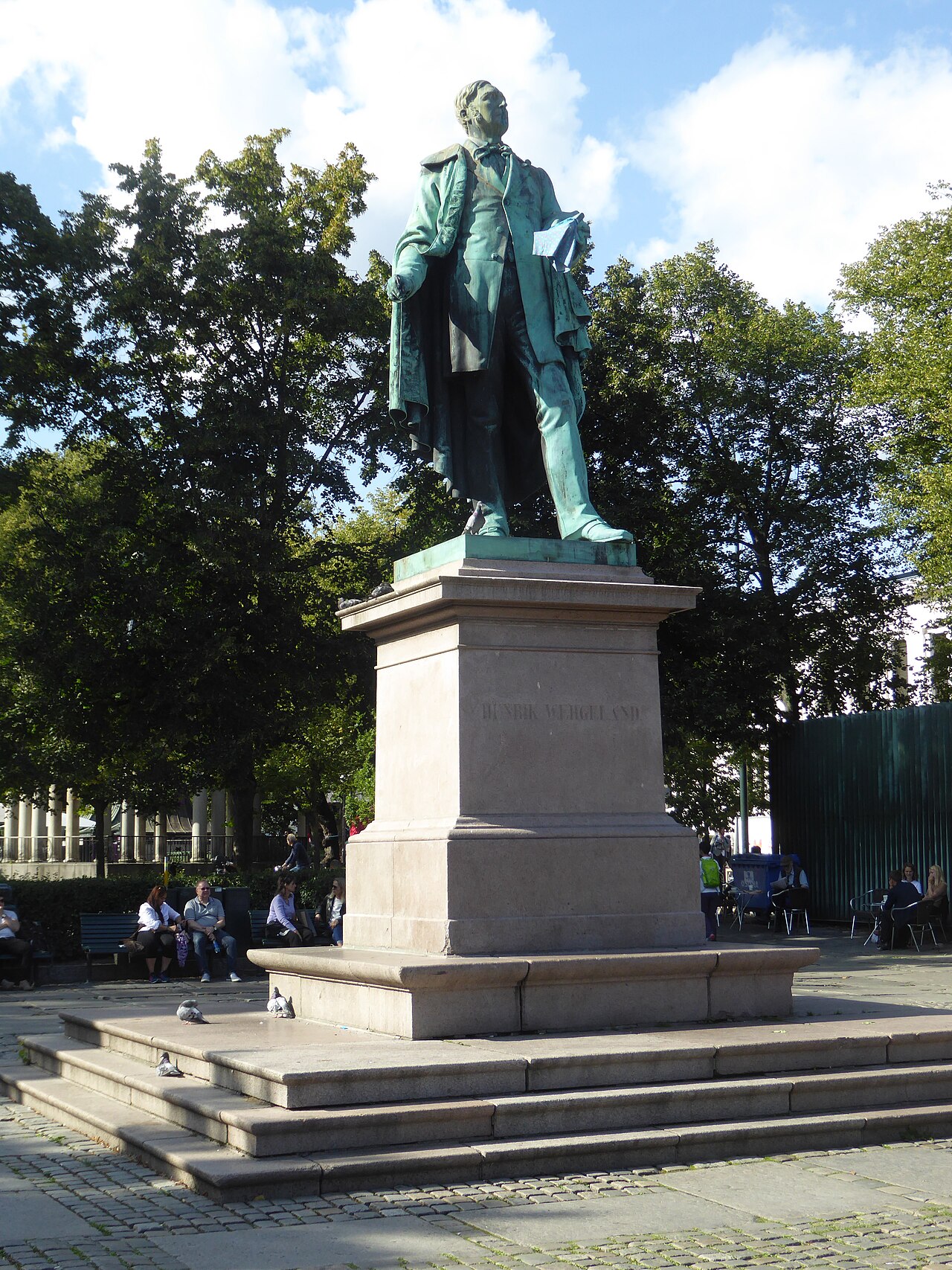 Wergelandmonument by Brynjulf Bergslien