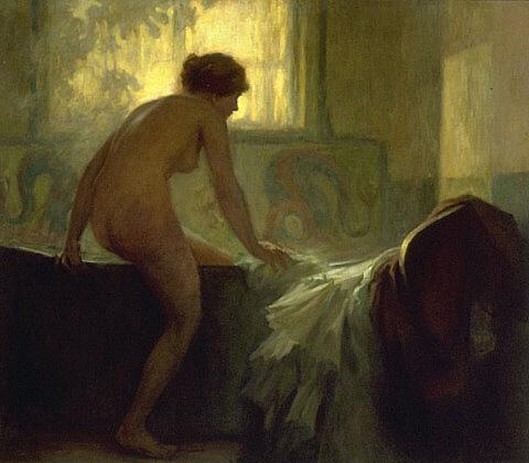 La Femme au Bain by C. F. Goldie