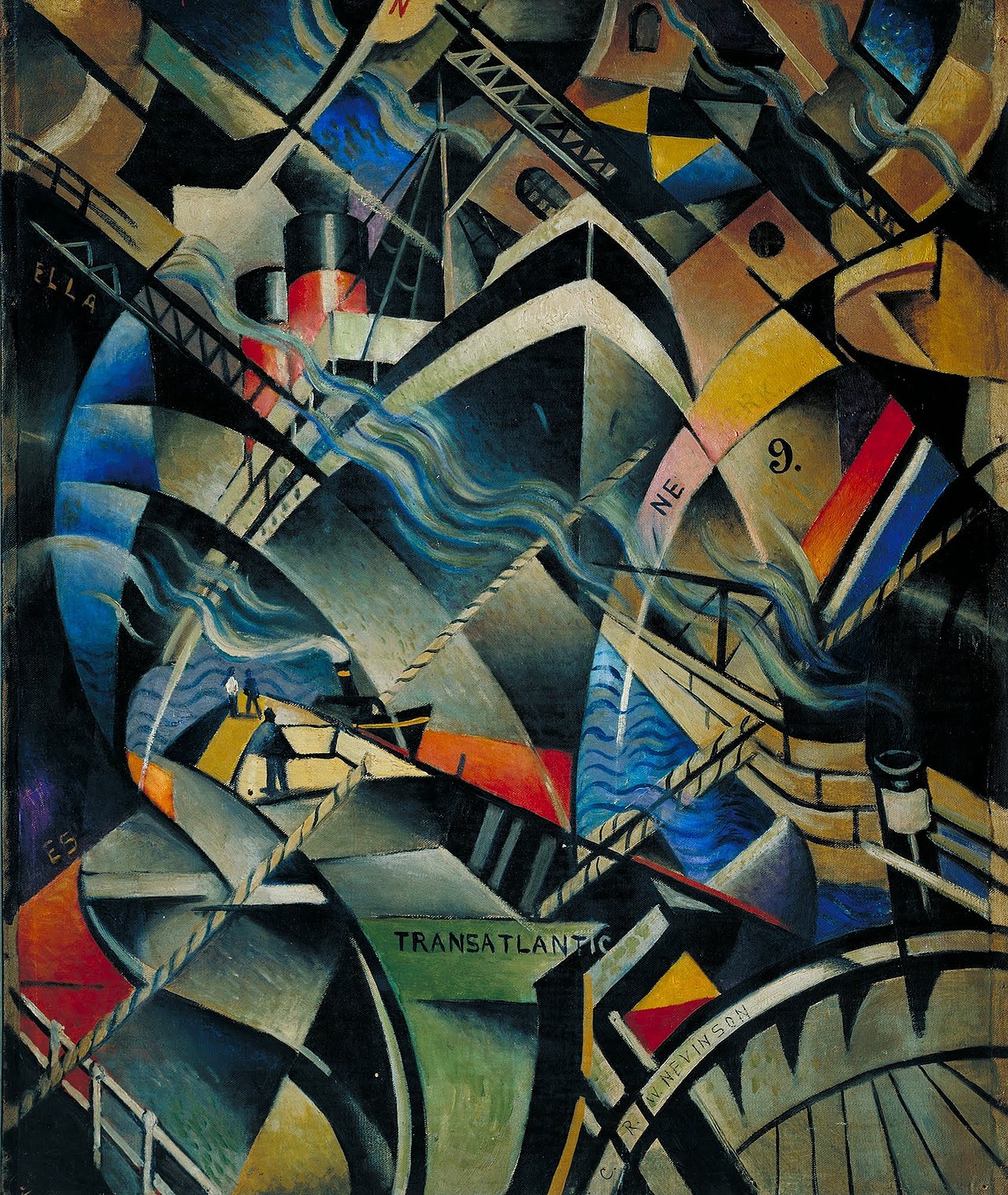 The Arrival by C. R. W. Nevinson