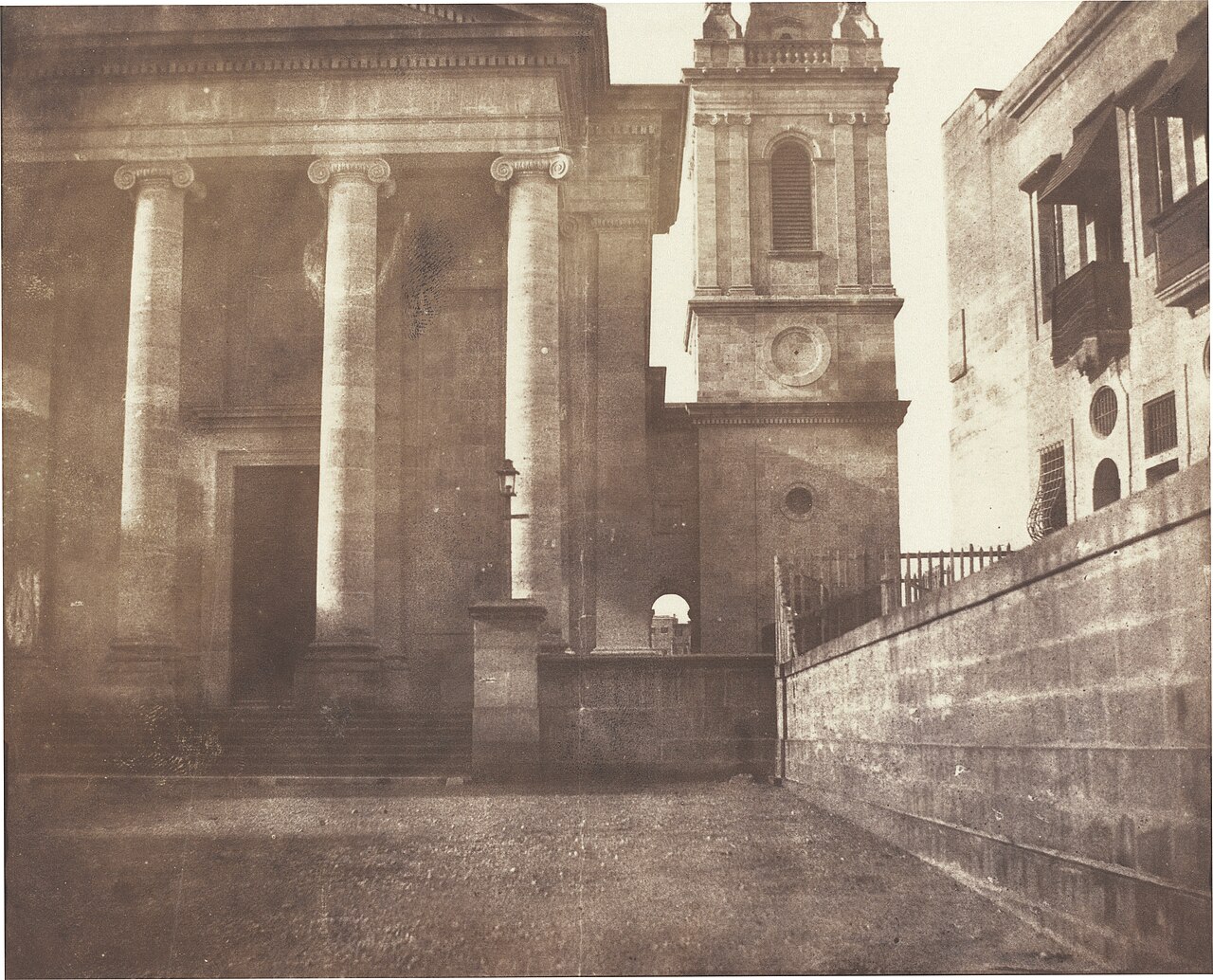 St. Paul's Cathedral, Valetta, Malta, with Bell Tower by Calvert Jones
