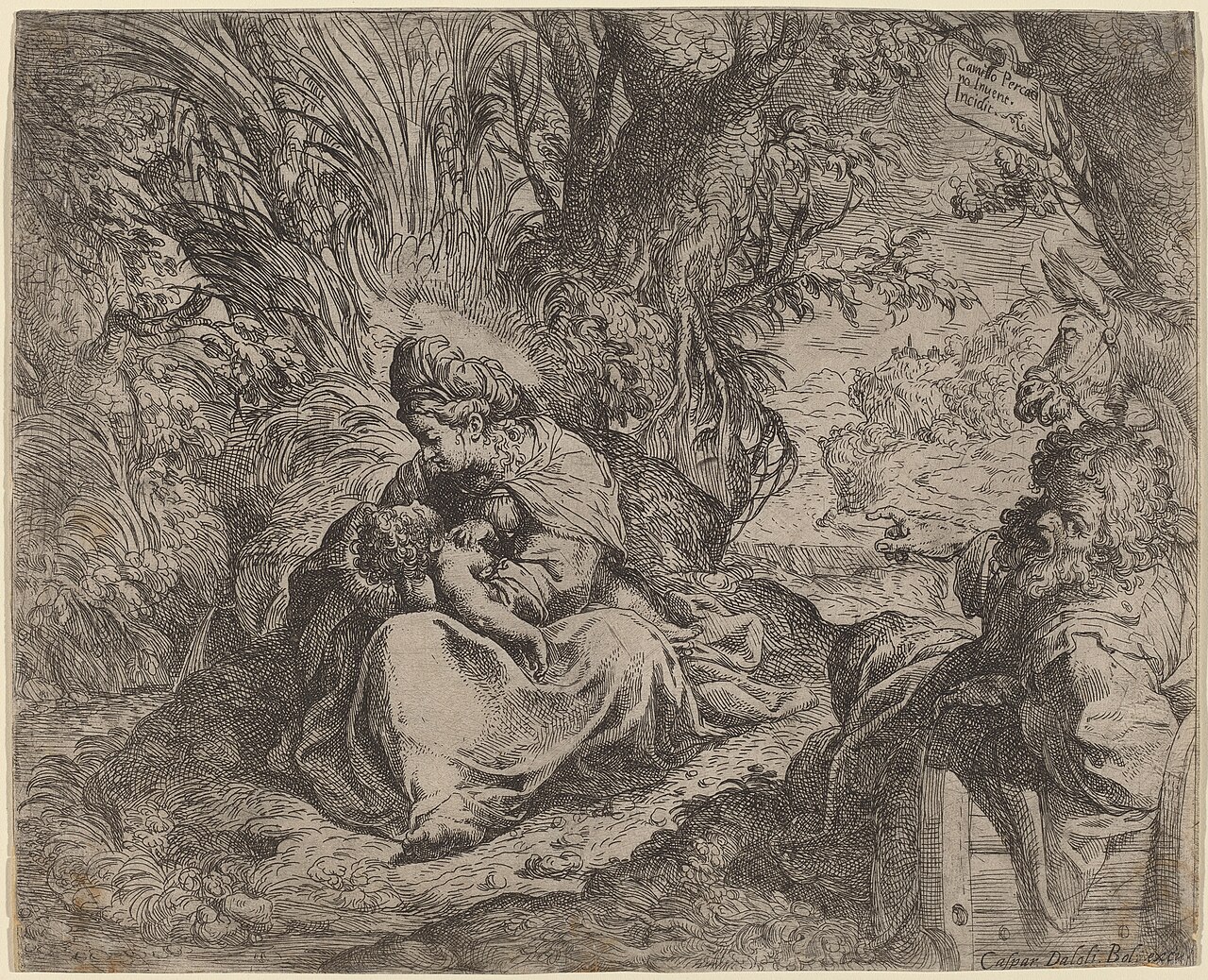 The Rest on the Flight into Egypt by Camillo Procaccini