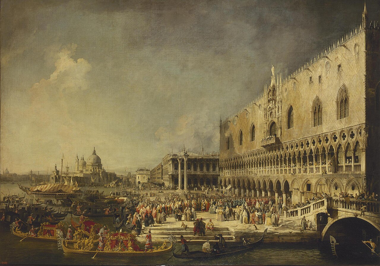 Arrival of the French Ambassador in Venice by Canaletto