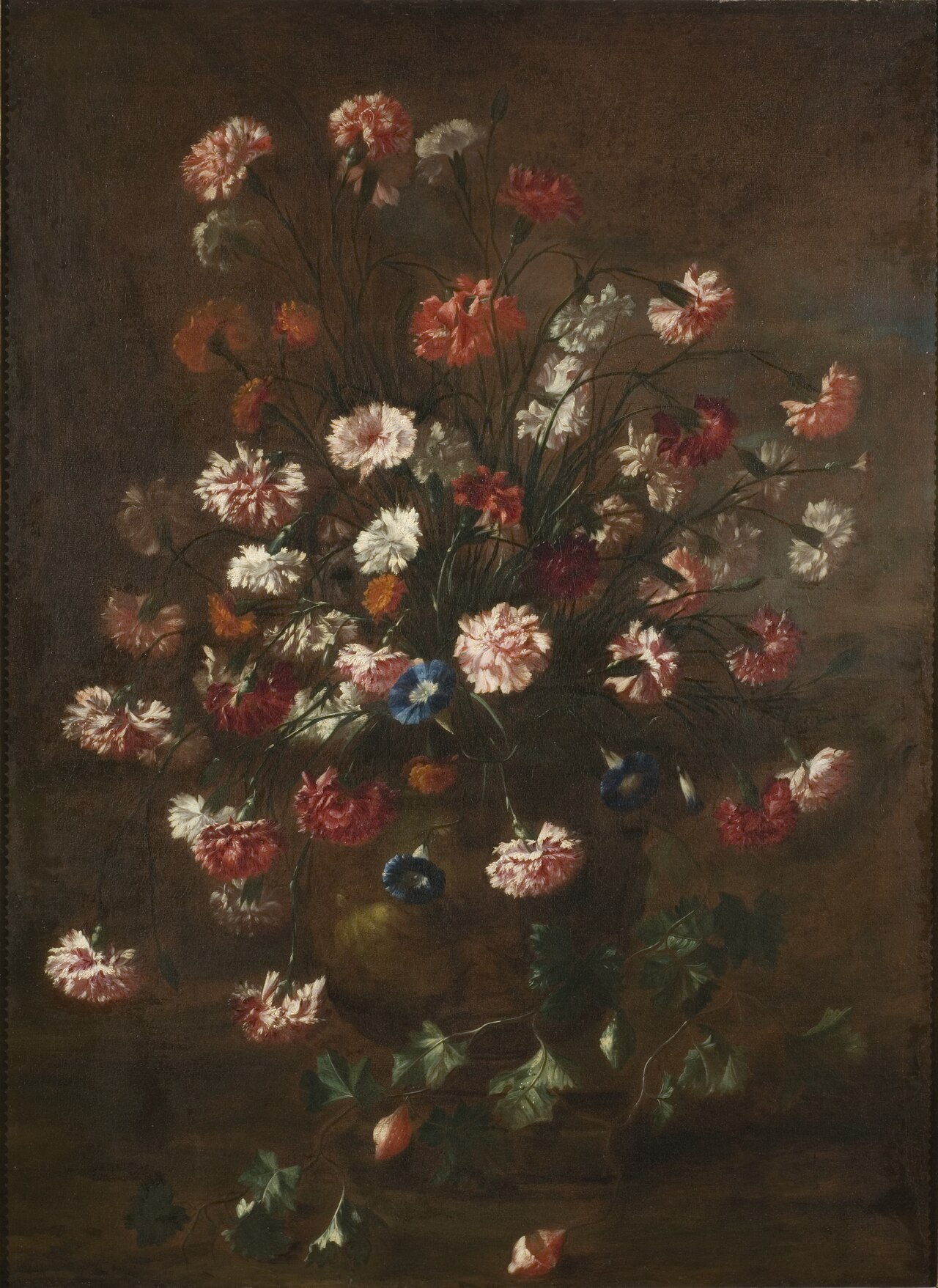 Carnations in an Urn by Carel de Vogelaer