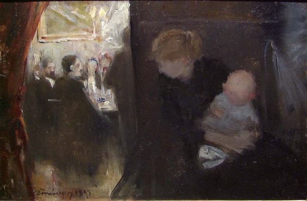 Røkerommet by Carl Dørnberger
