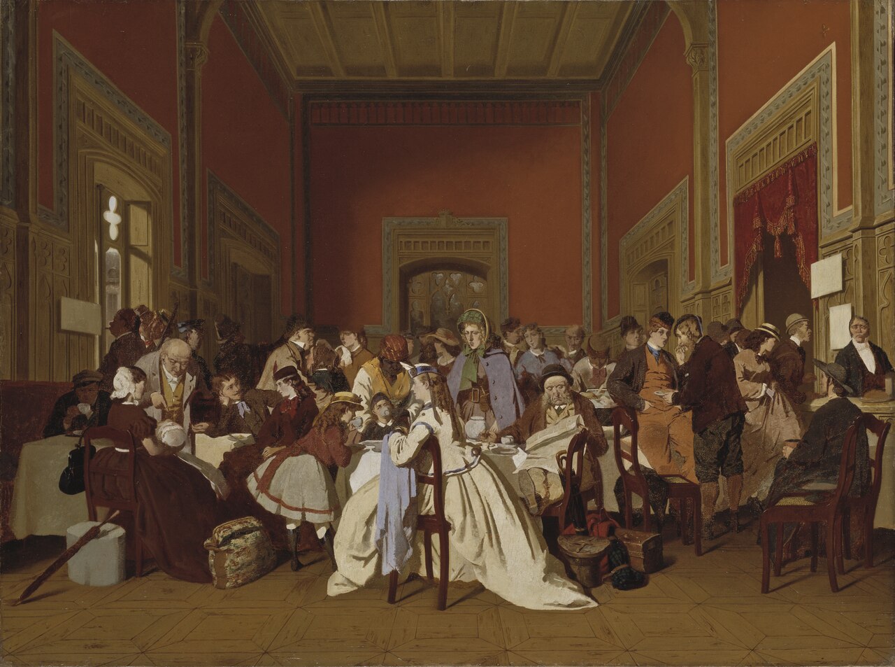 Second Class Waiting-Room by Carl d'Unker