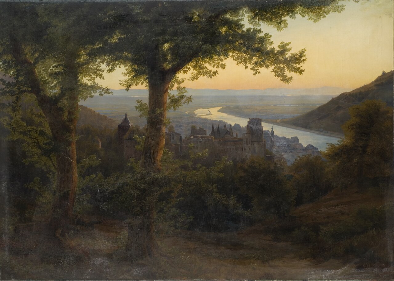 The Castle of Heidelberg by Carl Dahl