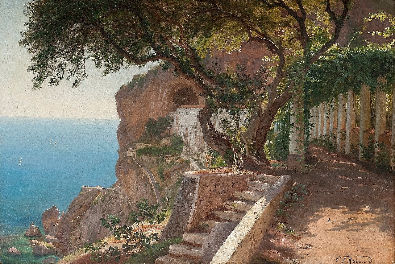 Pergola in Amalfi by Carl Frederik Aagaard
