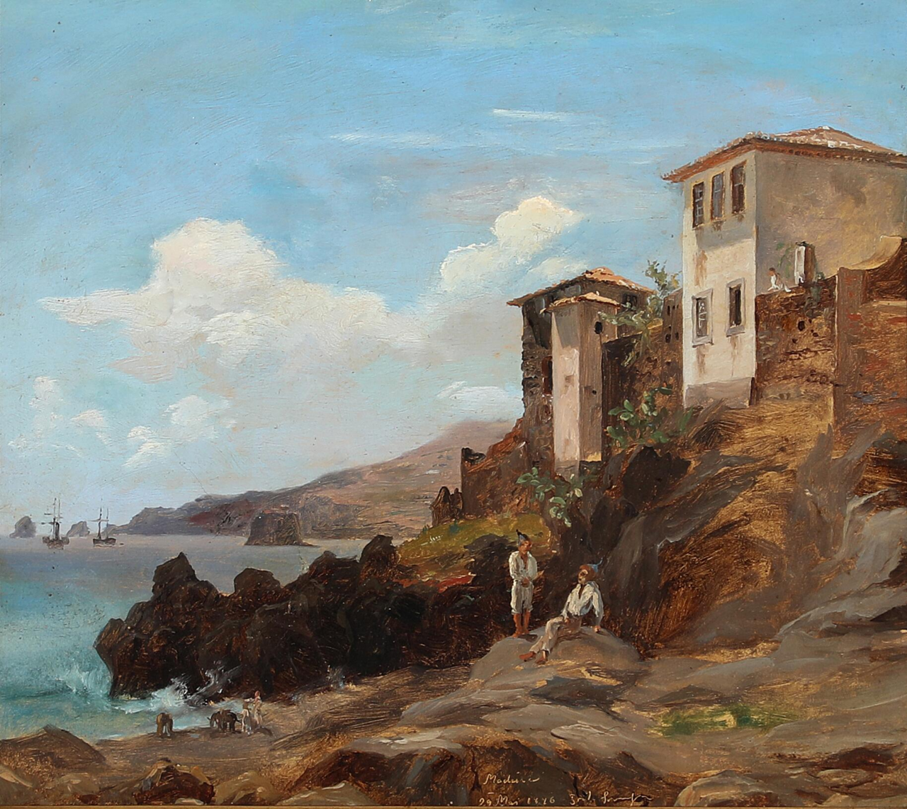 The coast of Madeira by Carl Frederik Sørensen