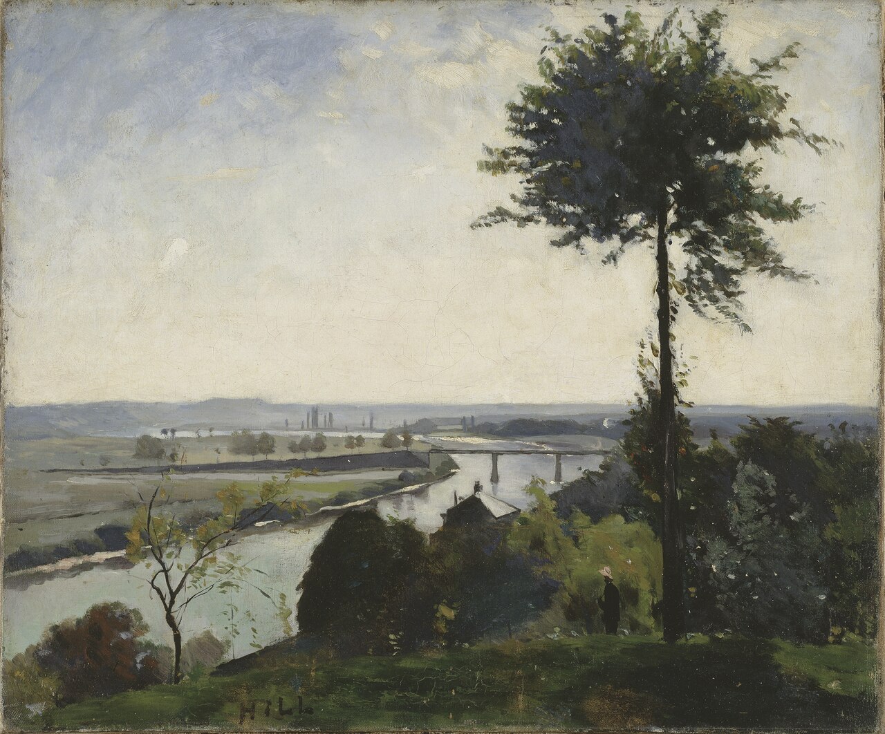 The Tree and the River III (The Seine at Bois-le-Roi) by Carl Fredrik Hill