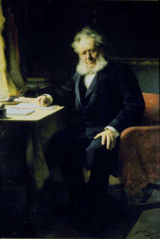 Portrait of Henrik Ibsen by Carl Frithjof Smith