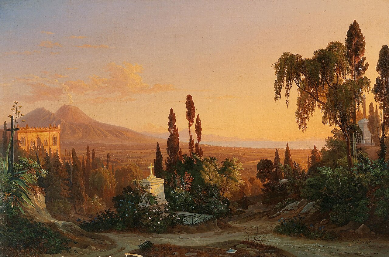A view of the Gulf of Naples from Posillipo by Carl Götzloff