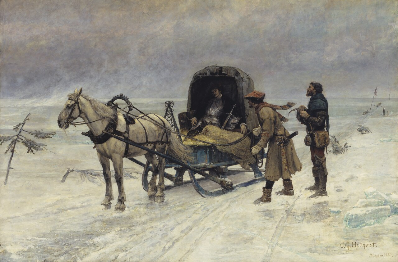 The Death of Sten Sture the Younger on the Ice of Lake Mälaren by Carl Gustaf Hellqvist