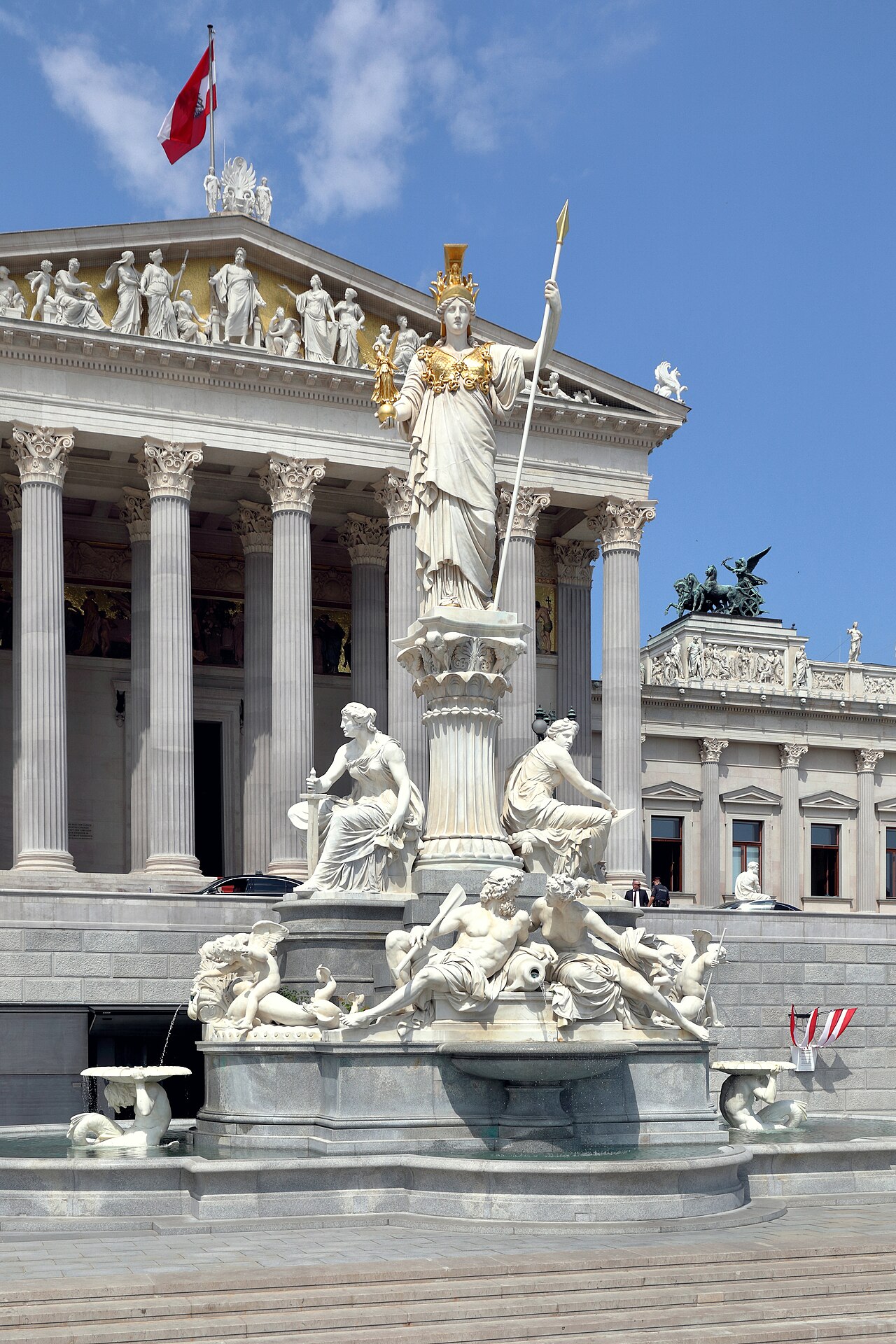 Pallas Athene Fountain by Carl Kundmann