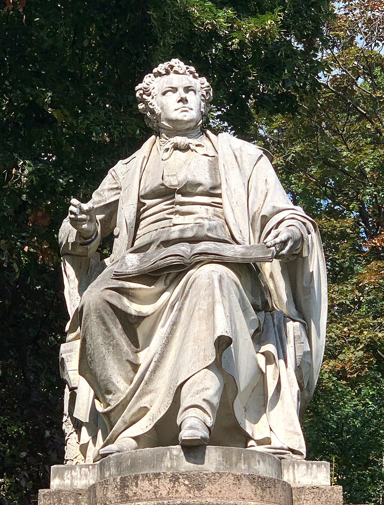 Schubert Monument, Vienna by Carl Kundmann