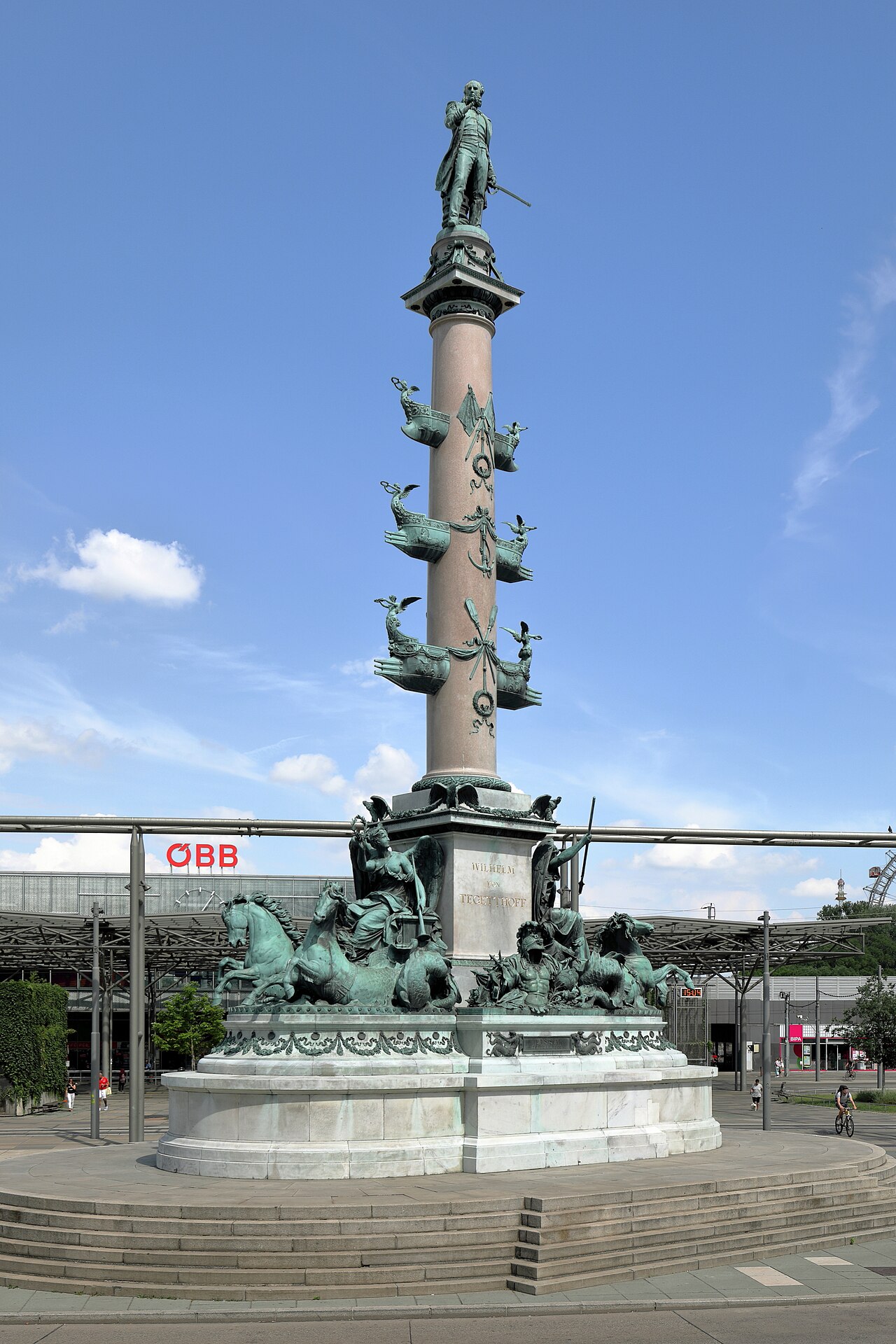 Tegetthoffdenkmal, Vienna by Carl Kundmann