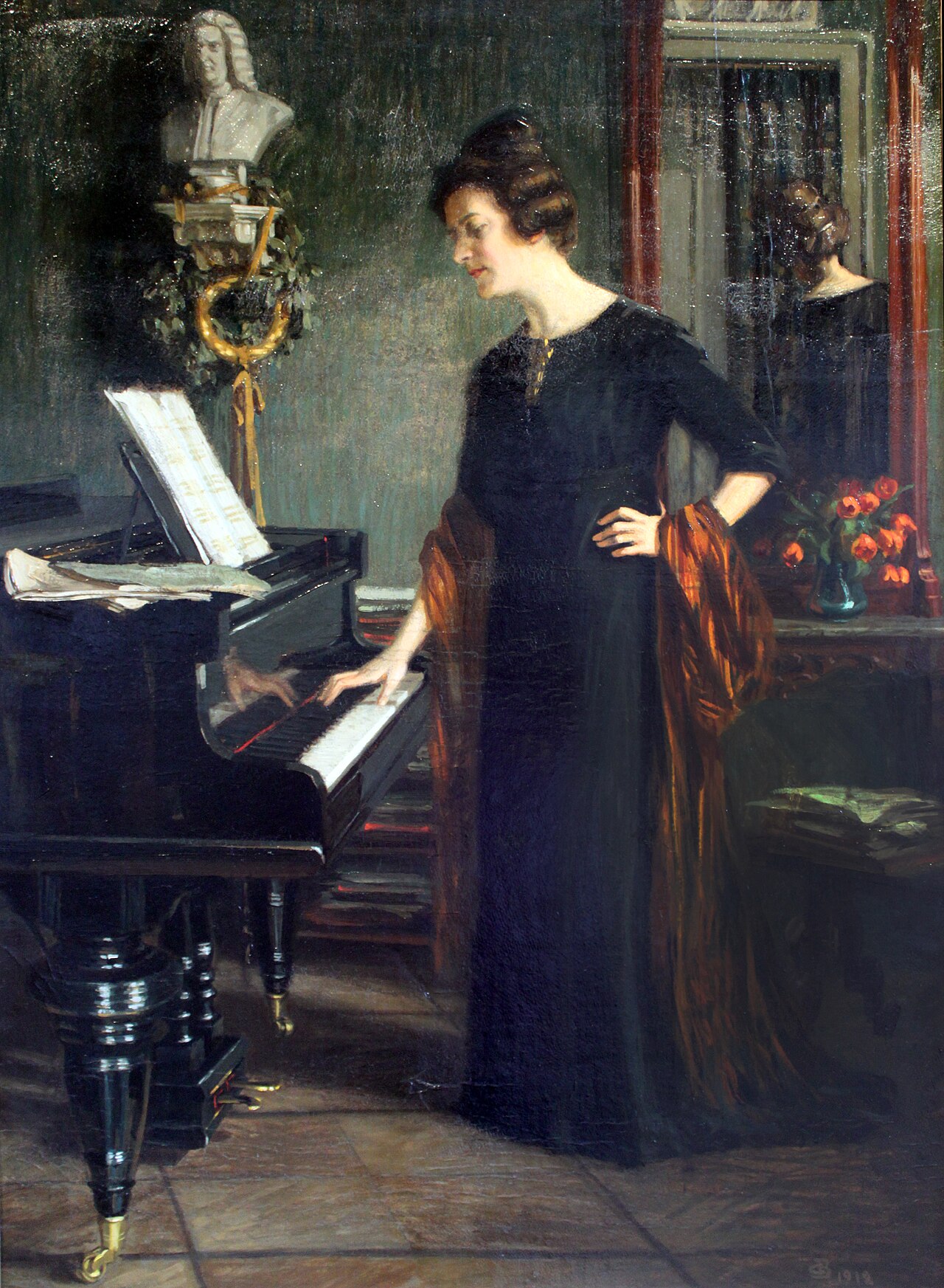 Portrait of Emmi Leisner by Carl Ludwig Noah Bantzer
