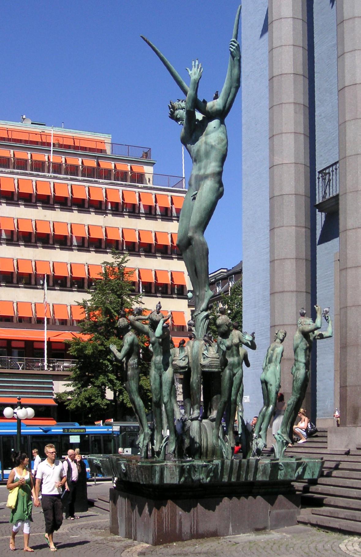 Orpheus' well by Carl Milles
