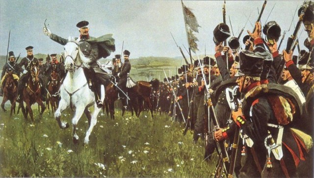 Gebhard Leberecht von Blücher at the Battle of Waterloo by Carl Röchling