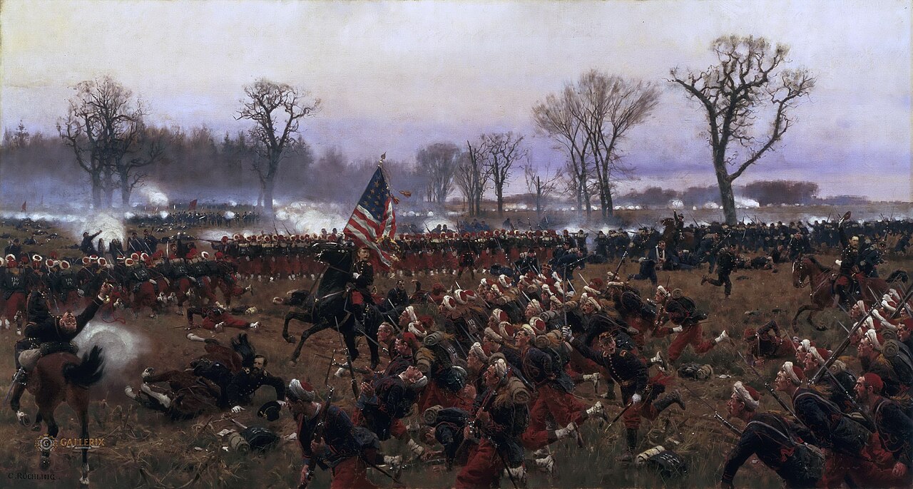 The Battle of Fredericksburg, December 13, 1862 by Carl Röchling