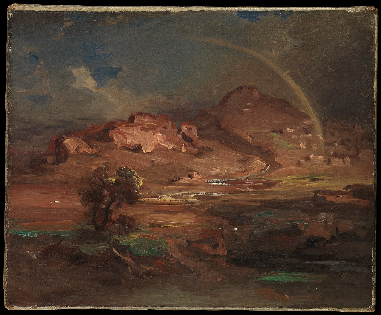 The Cemetery at Pronoia near Nauplia by Carl Rottmann