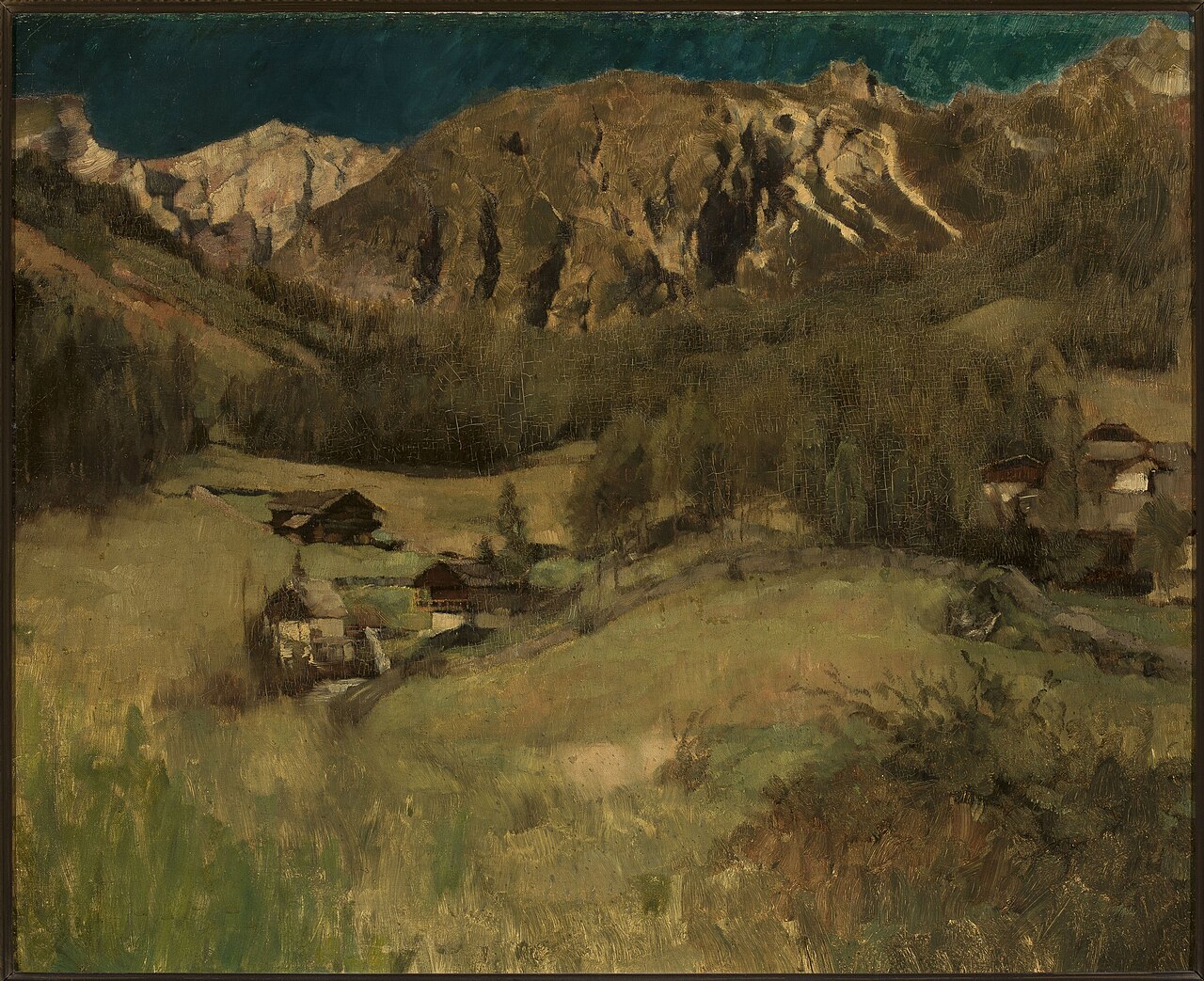 Landscape from Tyrol. by Carl Schuch