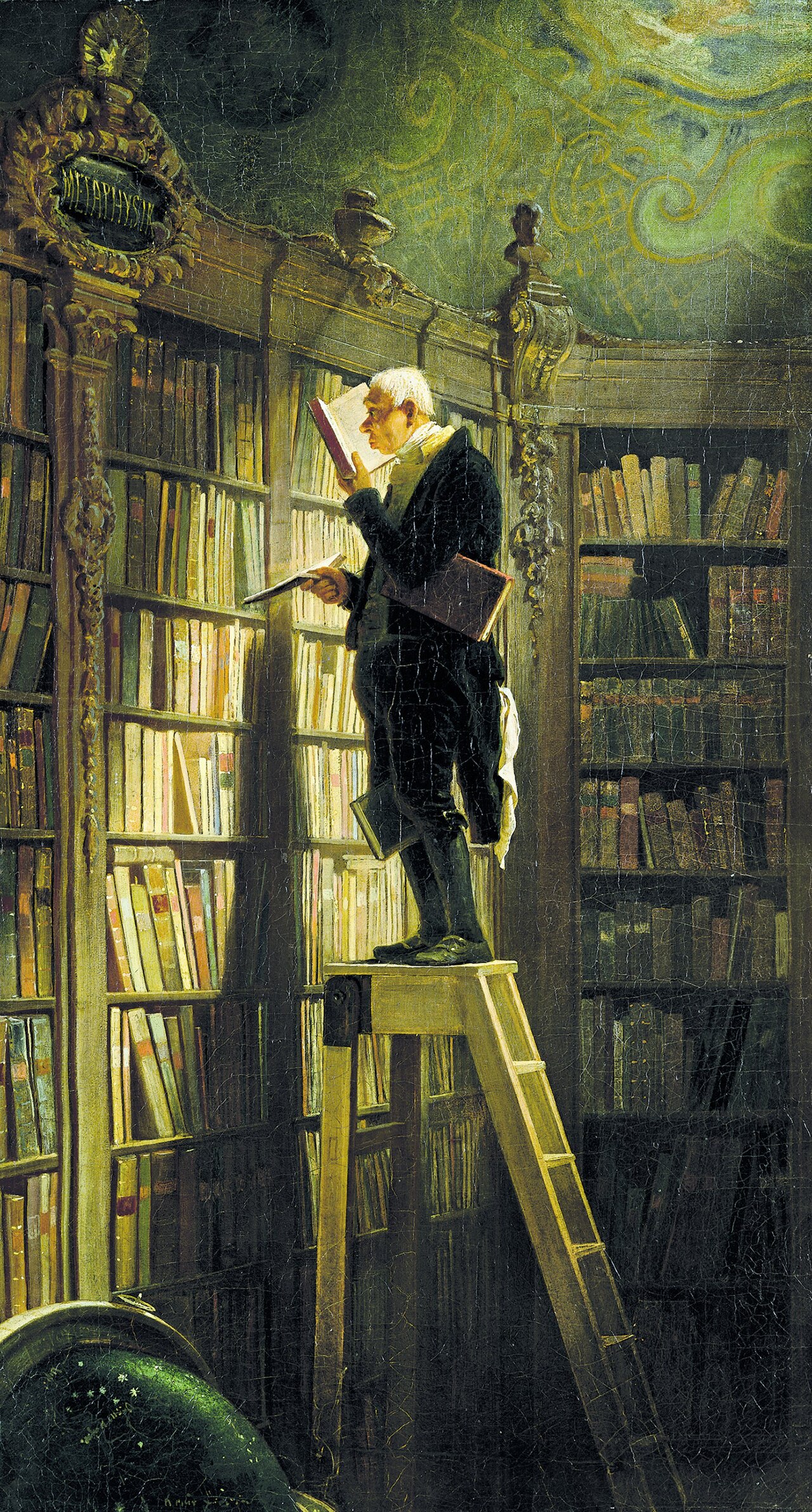 The Bookworm by Carl Spitzweg