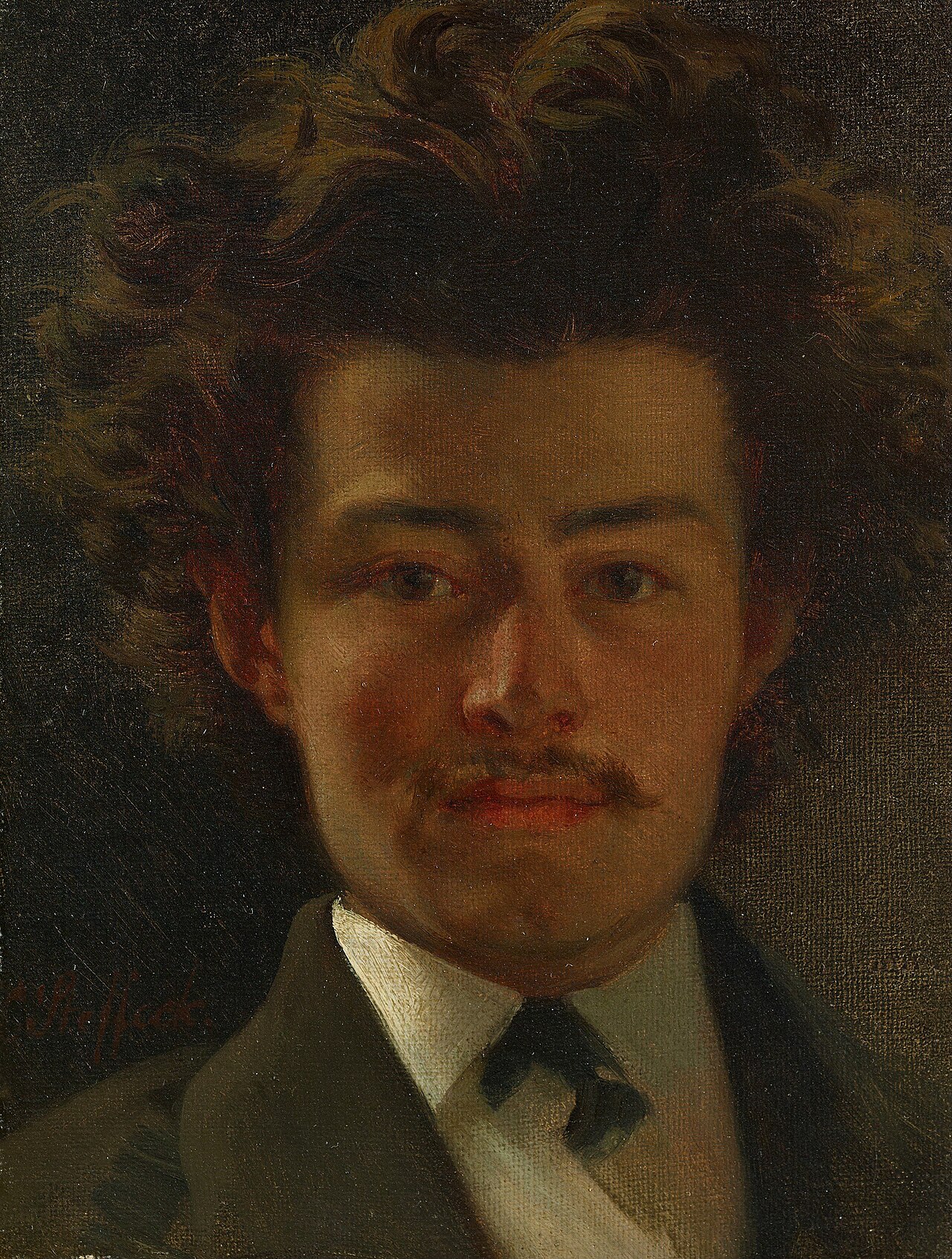 Portrait of Heinrich Grünfeld by Carl Steffeck