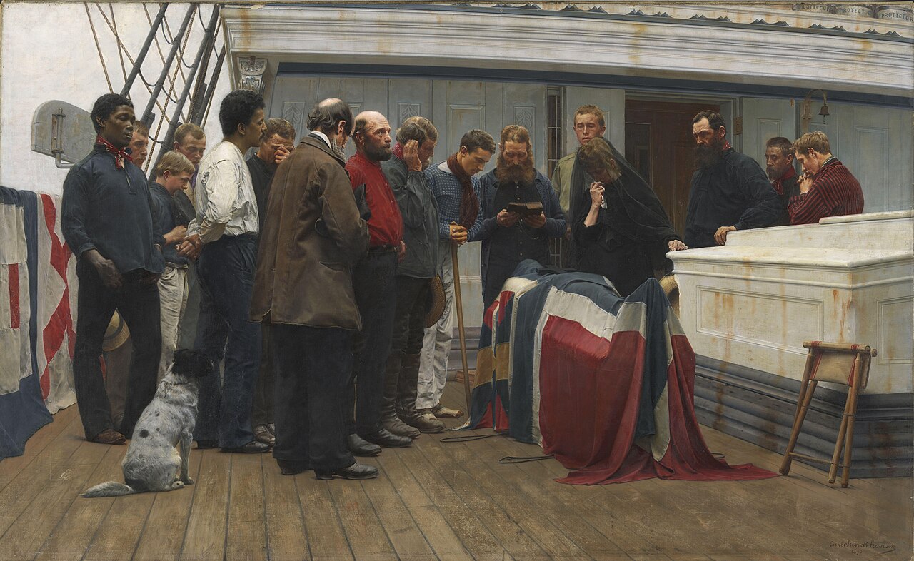 Burial at Sea by Carl Sundt-Hansen