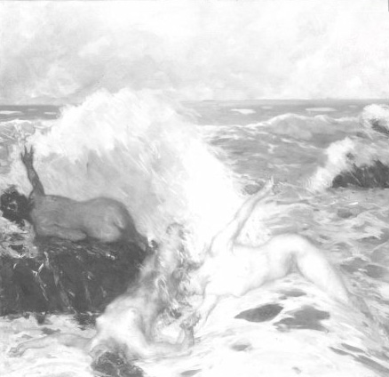 "Play in the waves" by Carl von Marr
