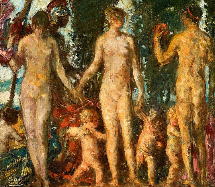 The Judgment of Paris by Carl von Marr