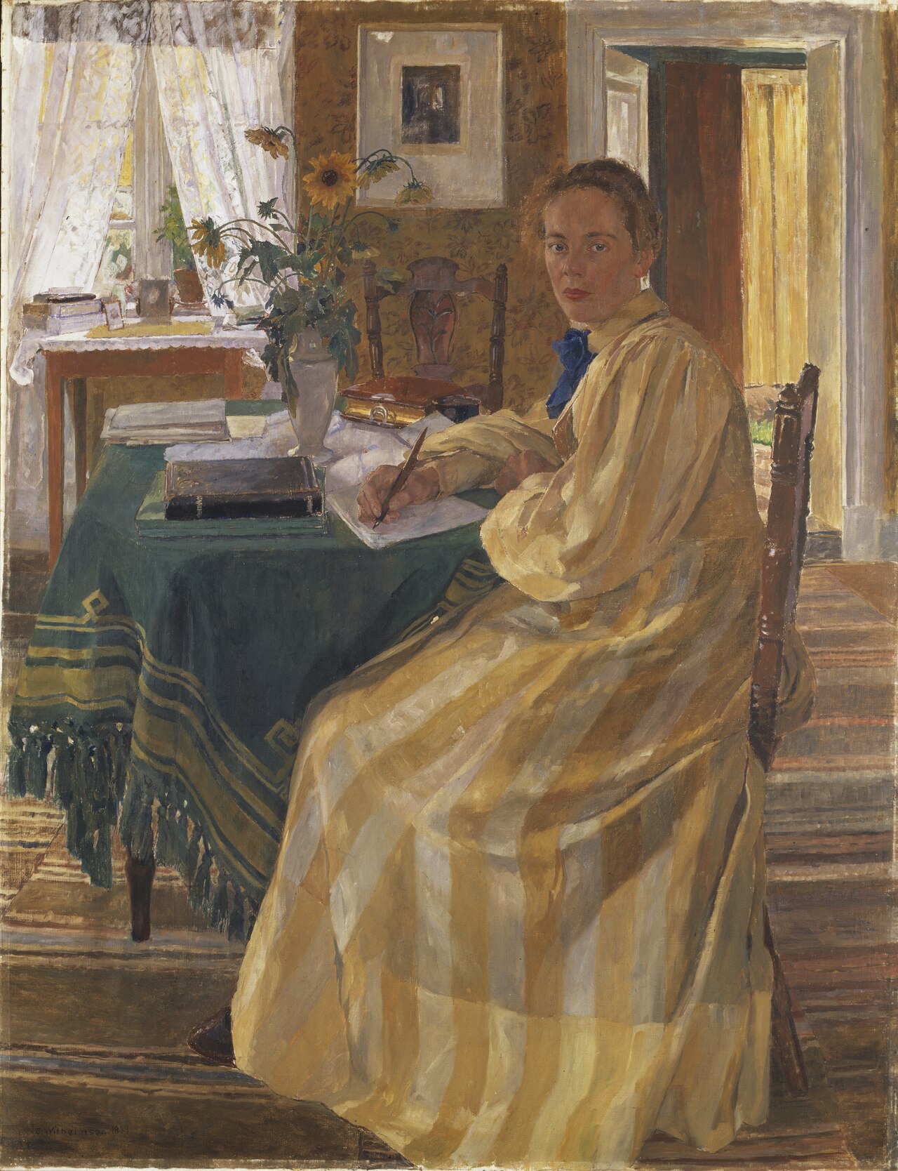 The Artist's Sister by Carl Wilhelmson