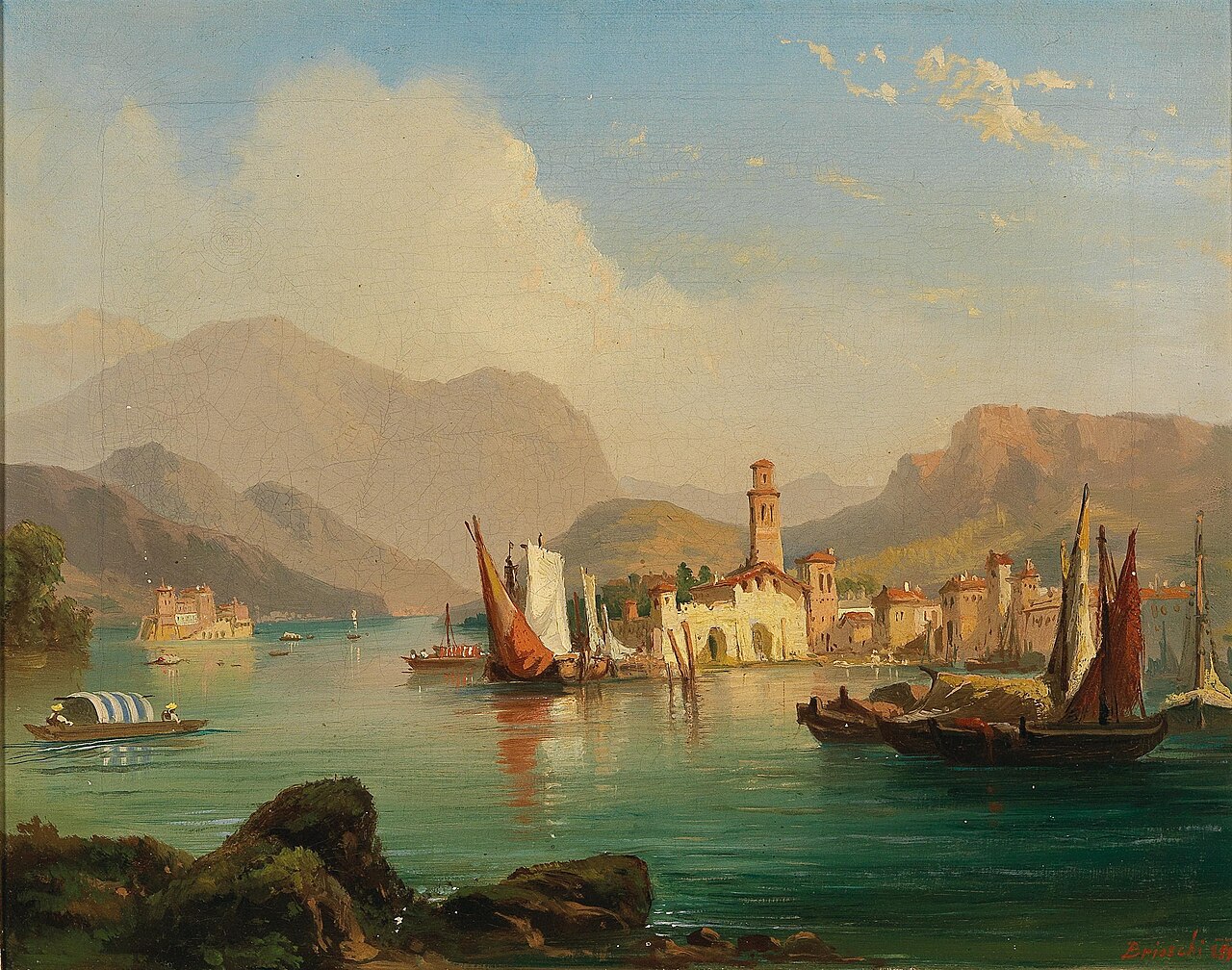 Motif of Lago Maggiore by Carlo Brioschi