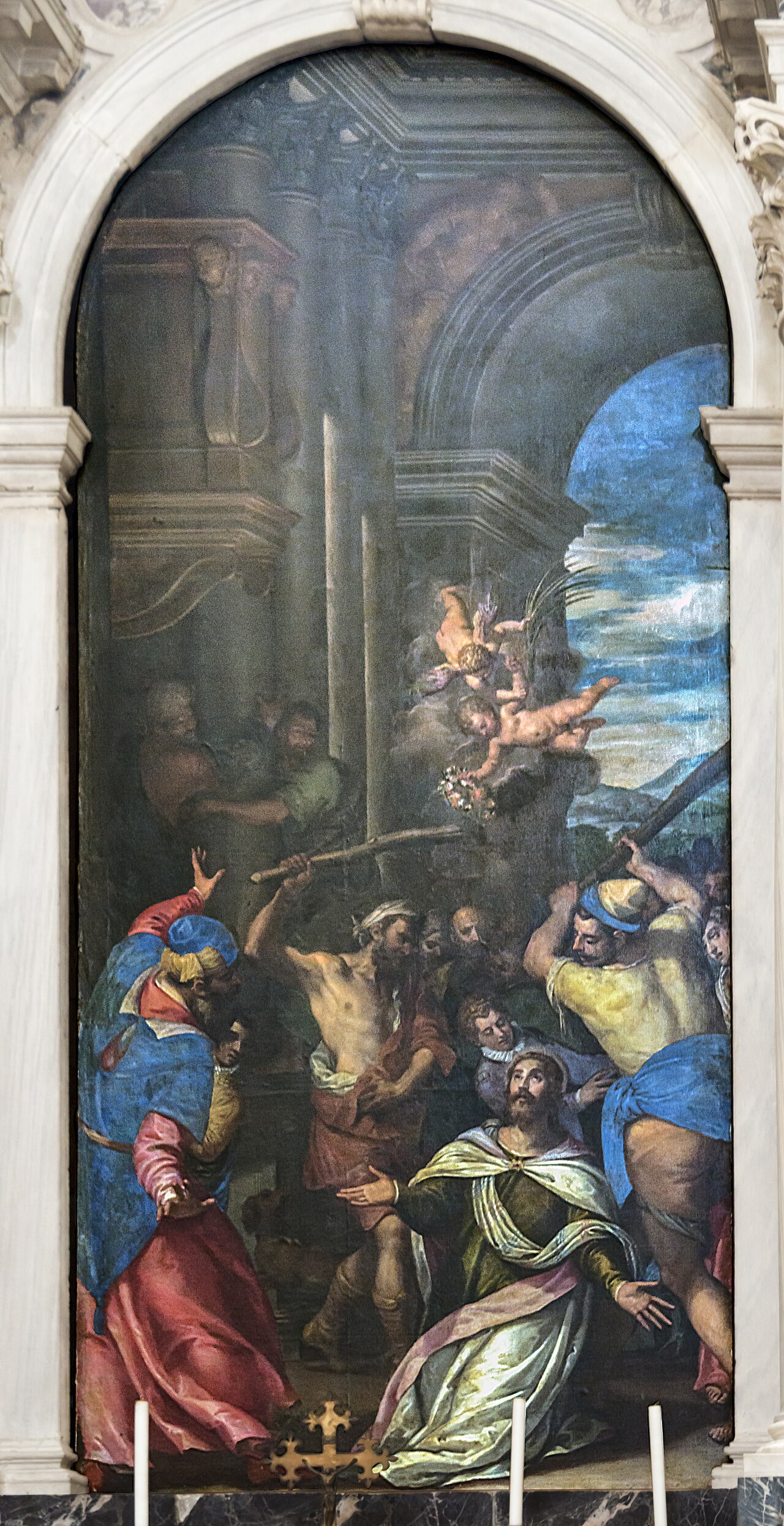 Martyrdom of St. James the Less by Carlo Caliari