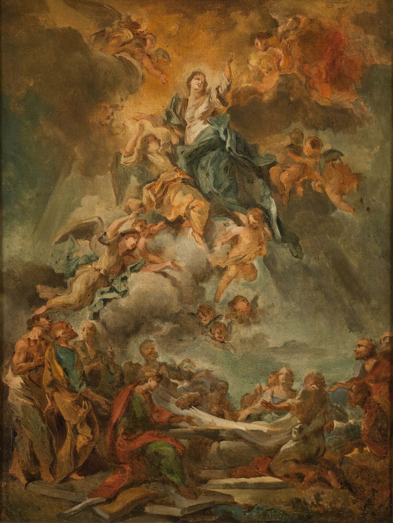 The Assumption of the Virgin by Carlo Carlone