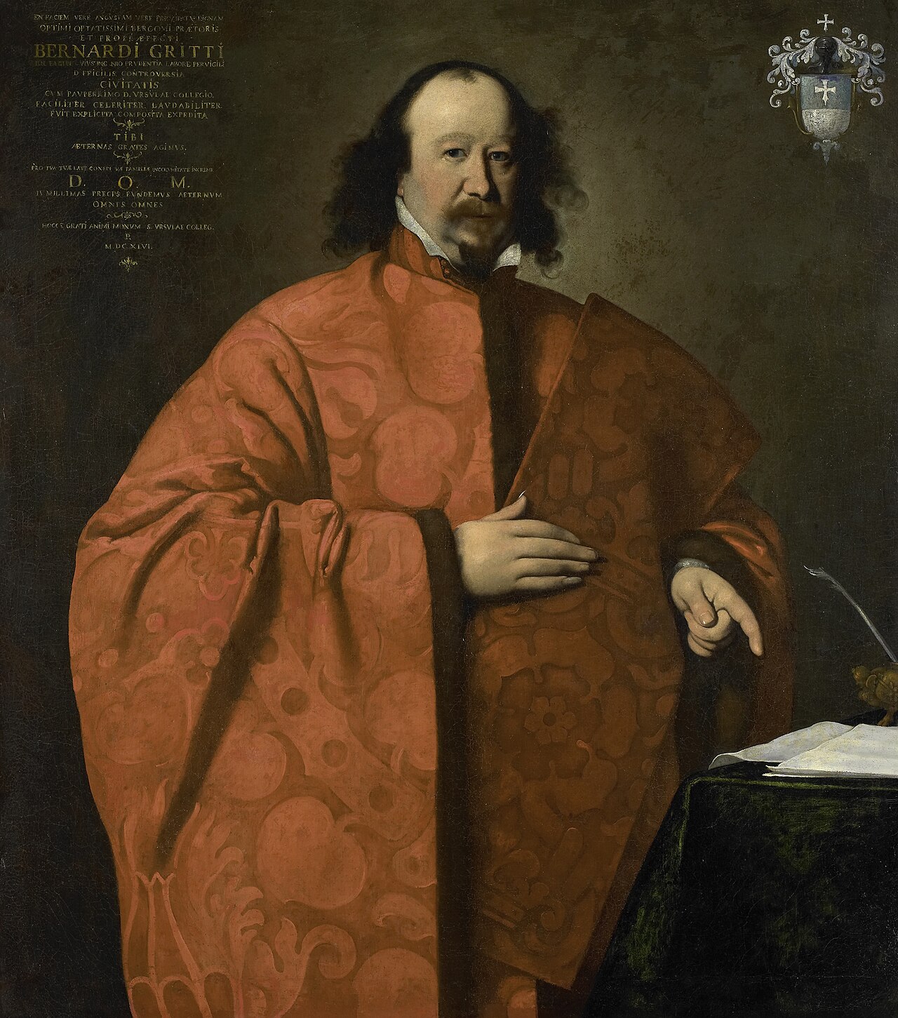 Bernardo Gritti, Proprefect of Bergamo by Carlo Ceresa