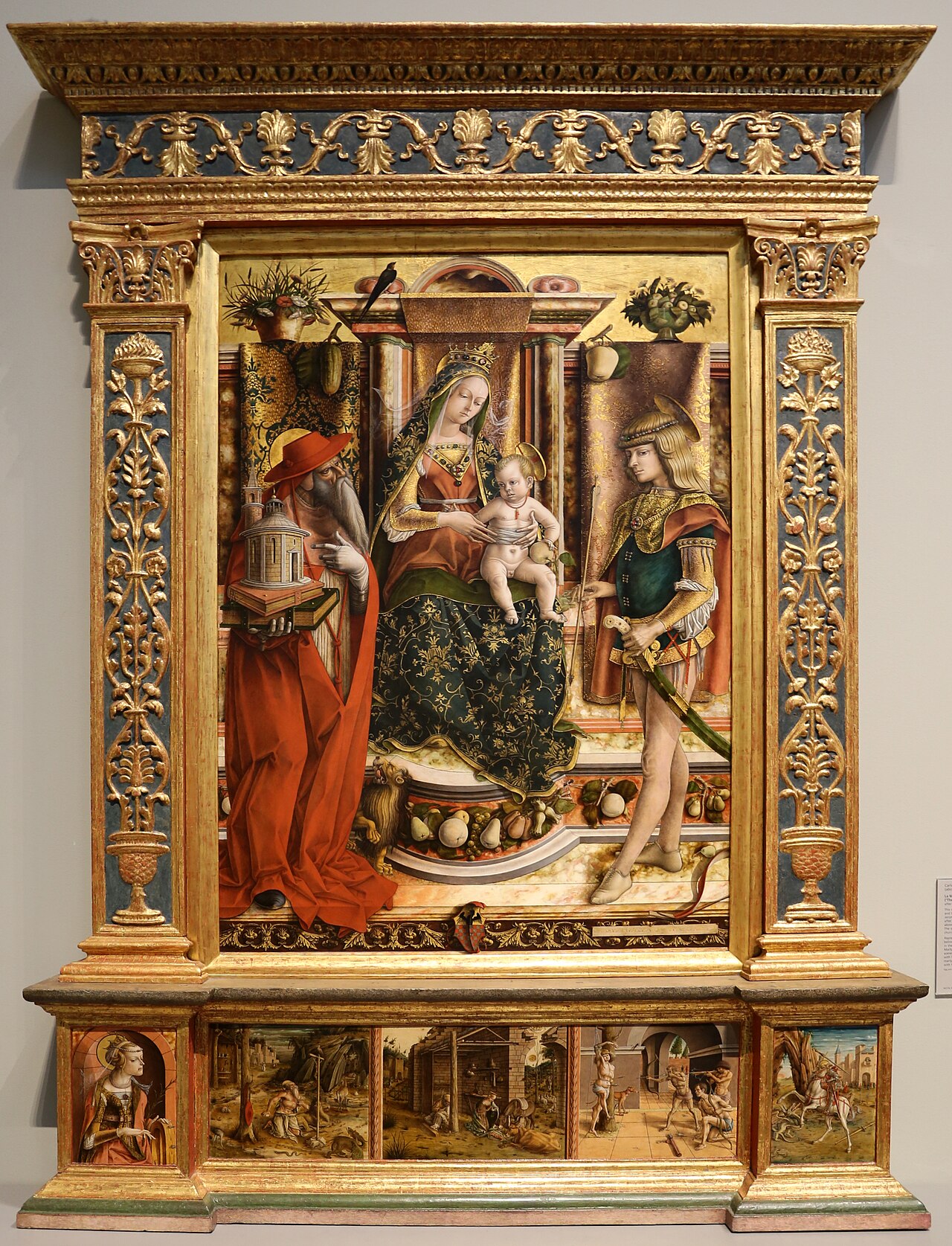 Altarpiece from S. Francesco dei Zoccolanti, Matelica by Carlo Crivelli