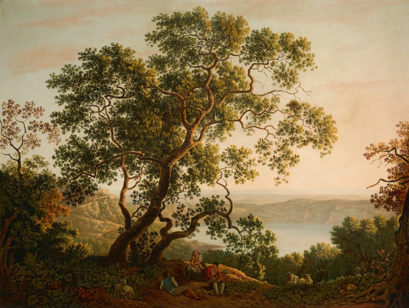 Lago Di Nemi, a View at Twilight by Carlo Labruzzo