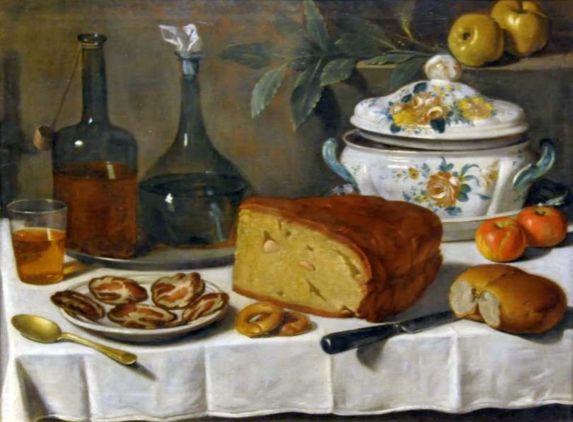 Still life with bottles. by Carlo Magini