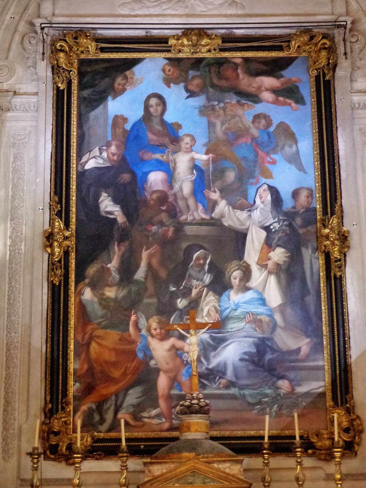 Madonna of the Rosary by Carlo Maratta