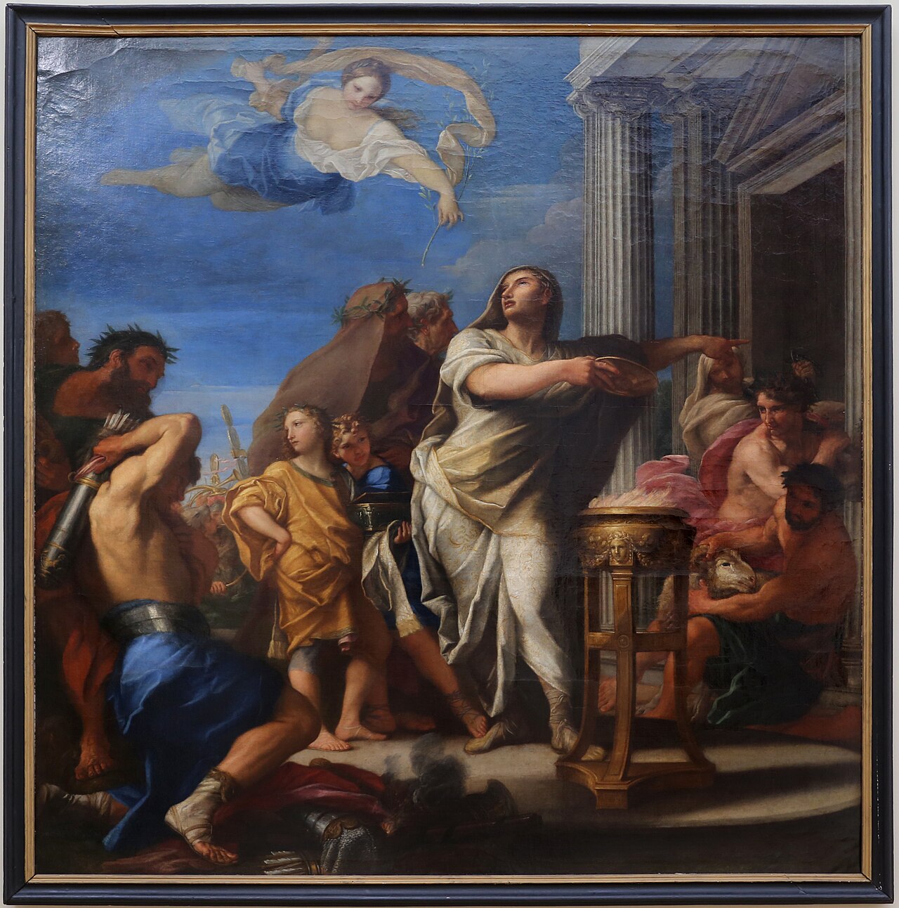 The Emperor Augustus Closes the Doors of the Temple of Janus by Carlo Maratta