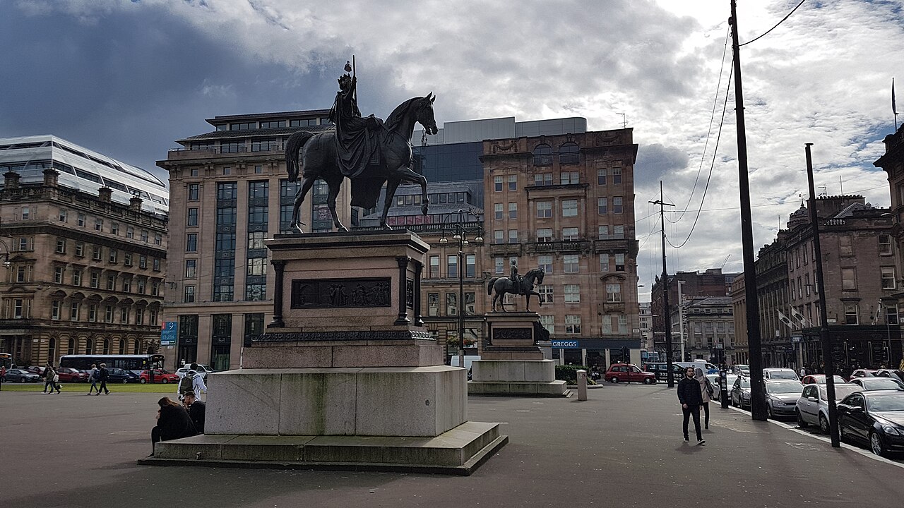 Equestrian statue of Prince Albert by Carlo Marochetti