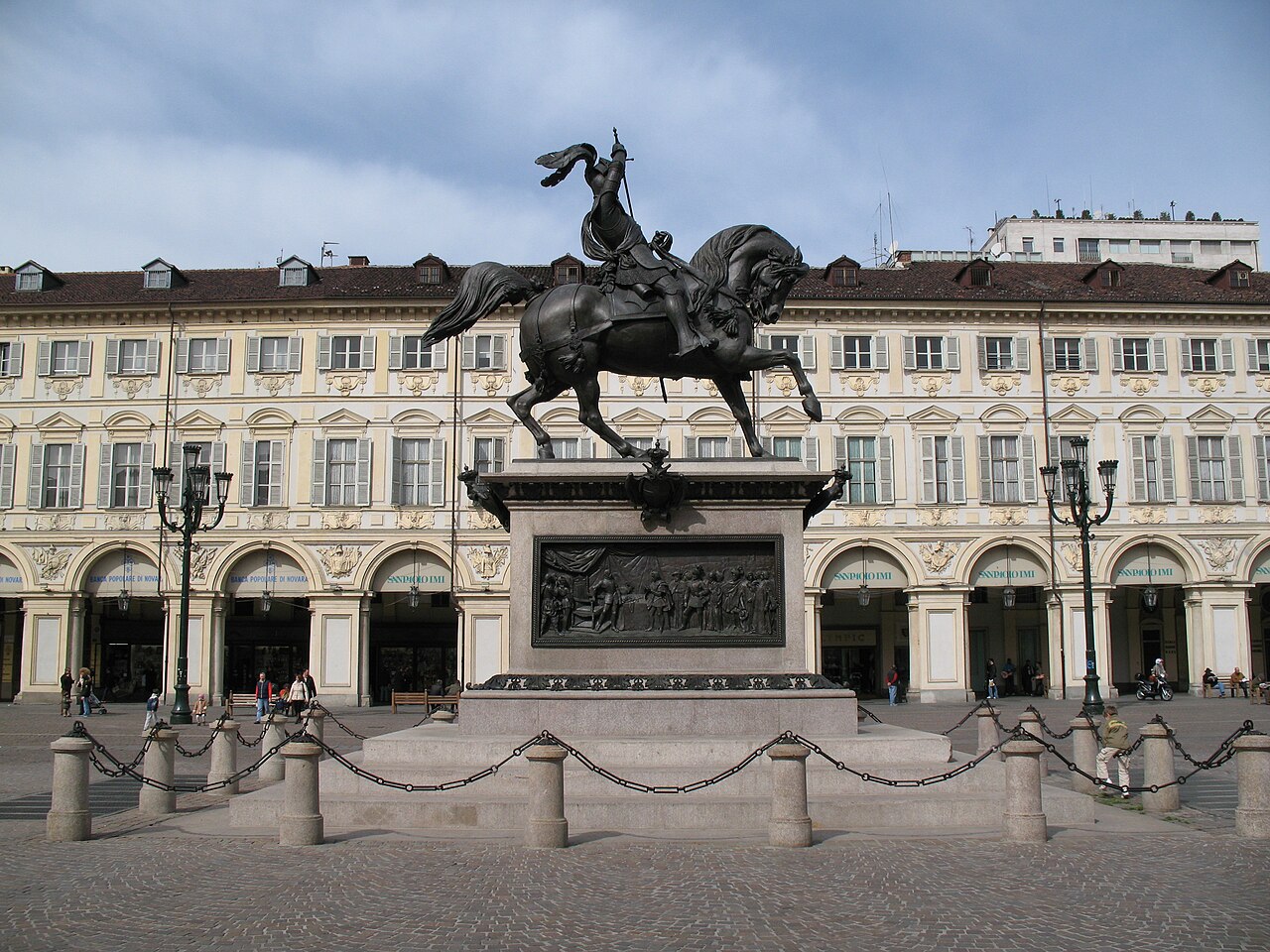 Monument to Emanuele Filiberto by Carlo Marochetti