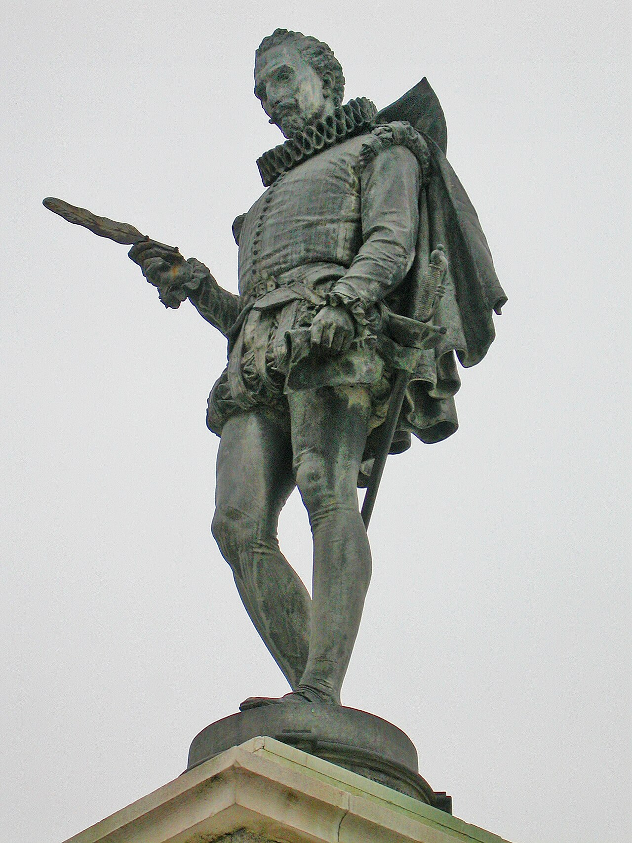 Monument to Miguel de Cervantes, Alcalá de Henares by Carlo Nicoli