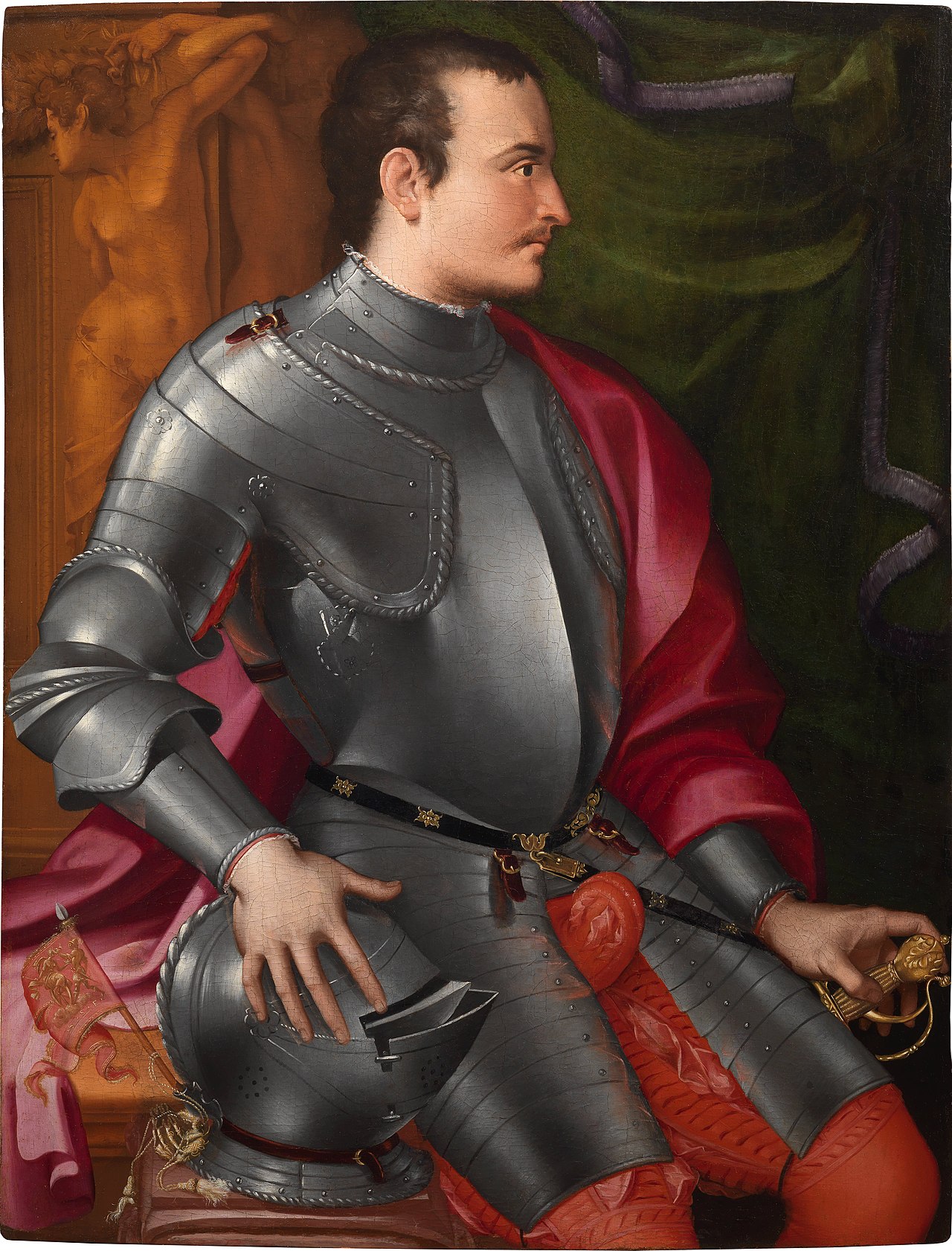 Portrait of Giovanni della Bande Nere, 1498-1526 by Carlo Portelli