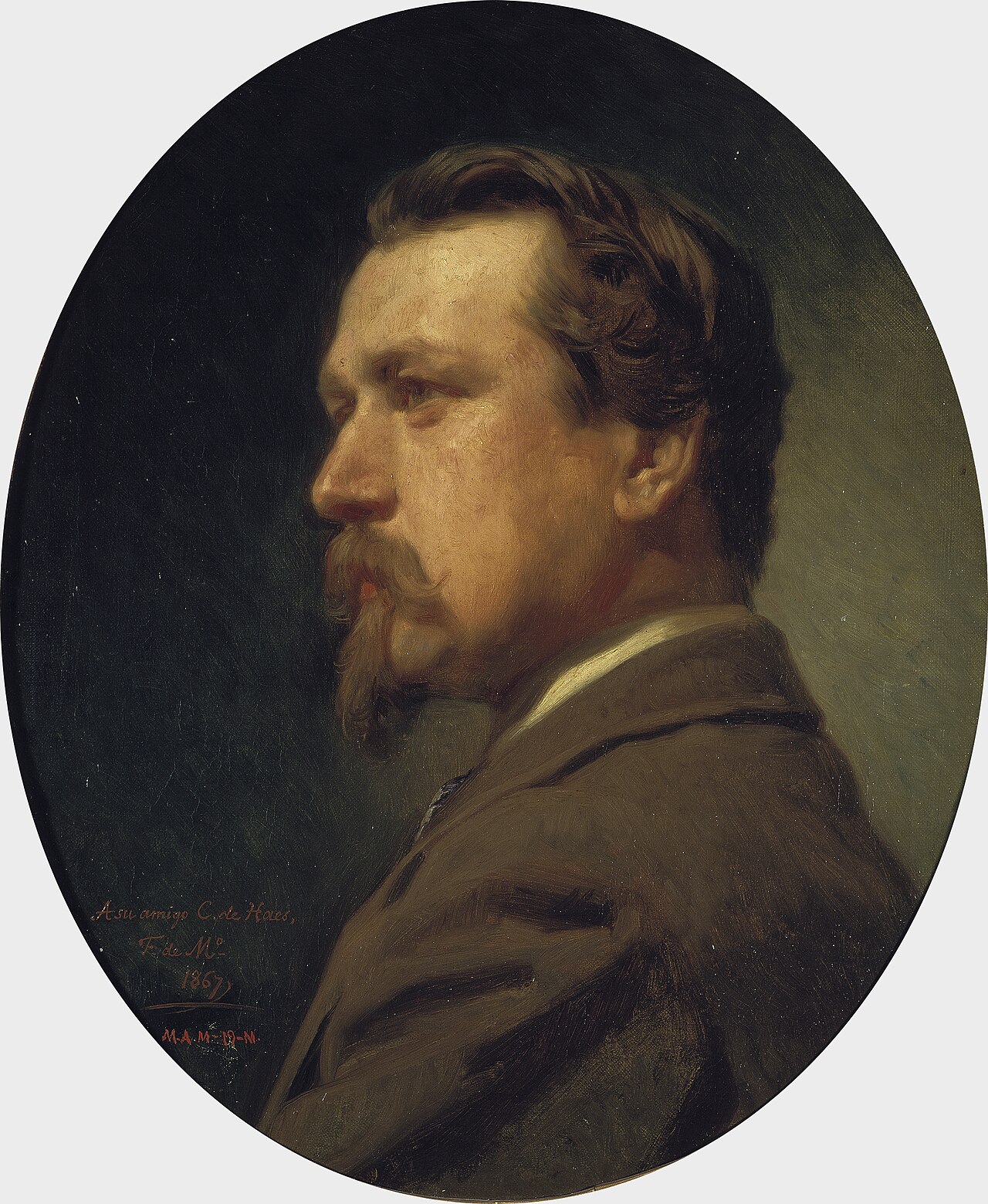 Portrait of Carlos de Haes