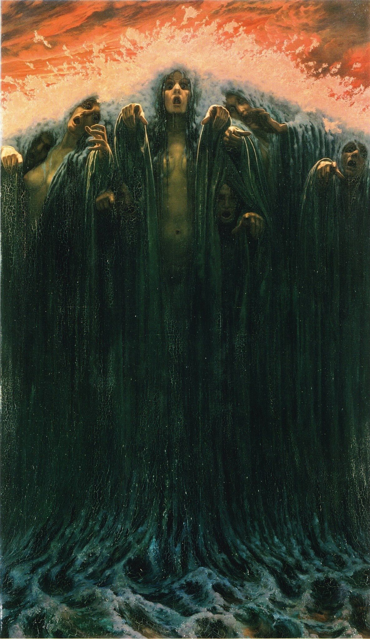 The Wave by Carlos Schwabe