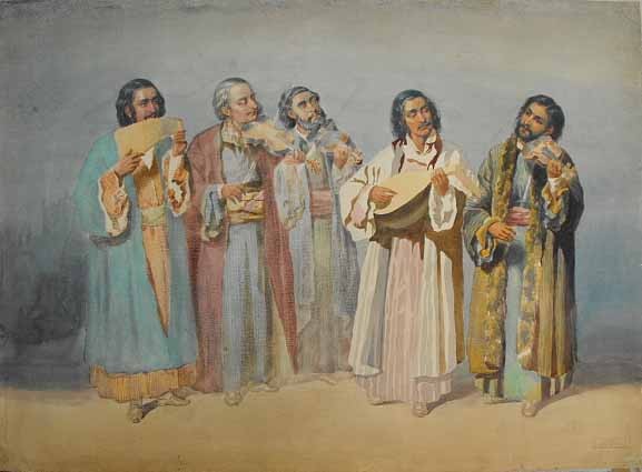 Taraf of Ochi-Albi by Carol Szathmari