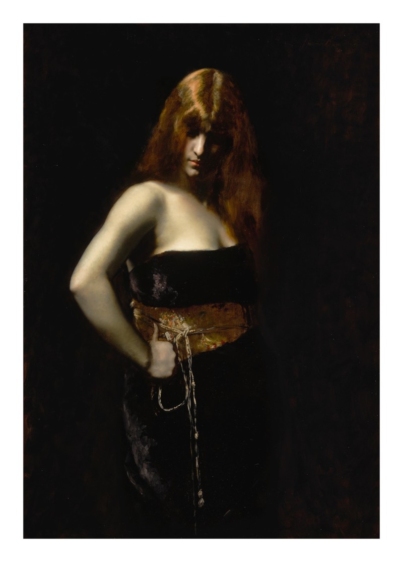 Portrait of a Woman with Red Hair by Carolina Carlesimo