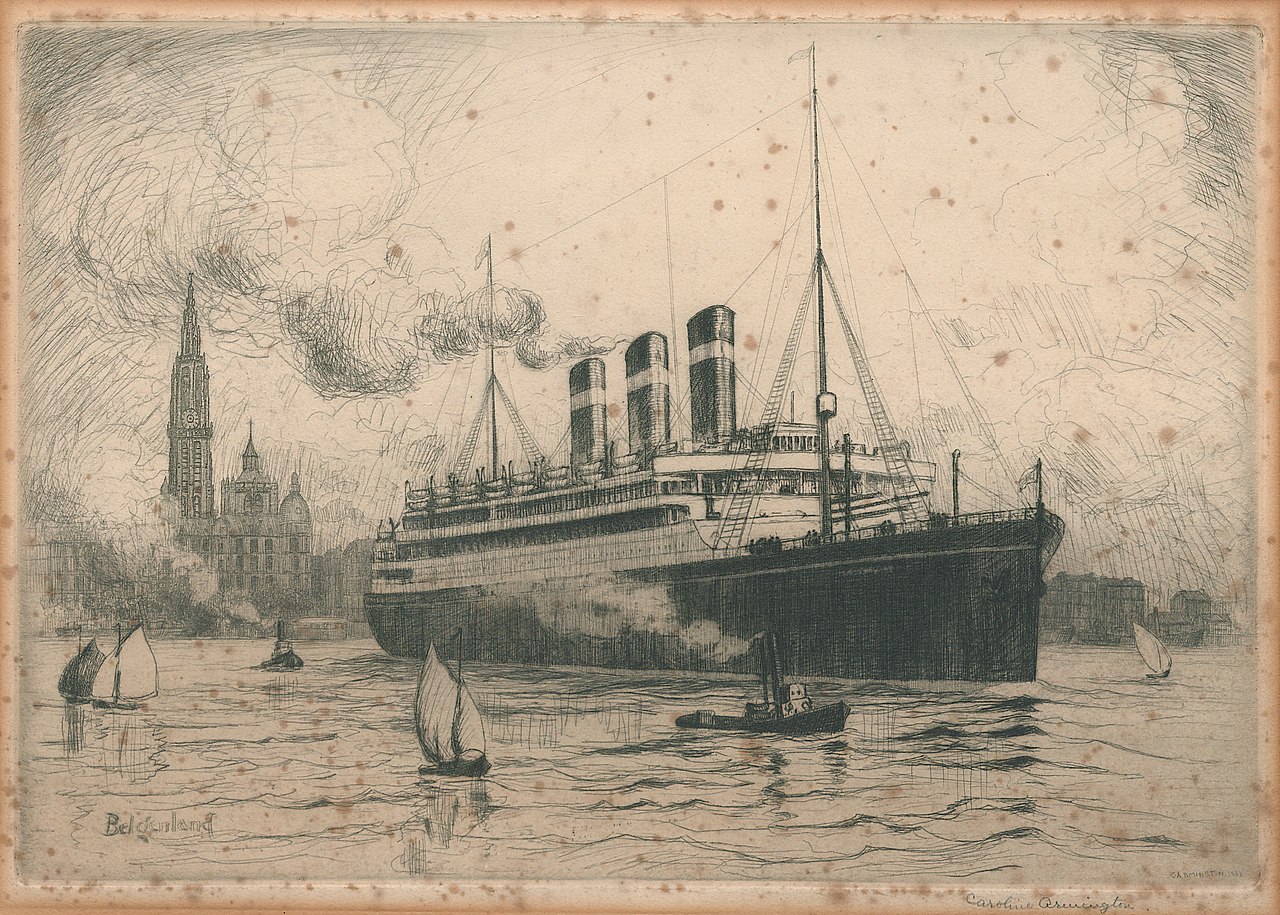 Redezicht bij Antwerpen by Caroline Armington