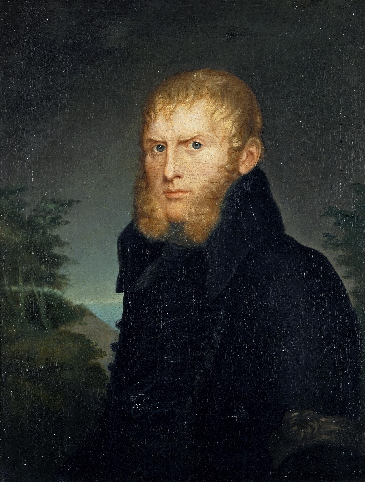 Portrait of the painter Caspar David Friedrich by Caroline Bardua